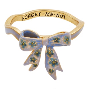 【9折上新】Fable甜心蝴蝶结珐琅彩戒指女小众设计轻奢高级感礼物