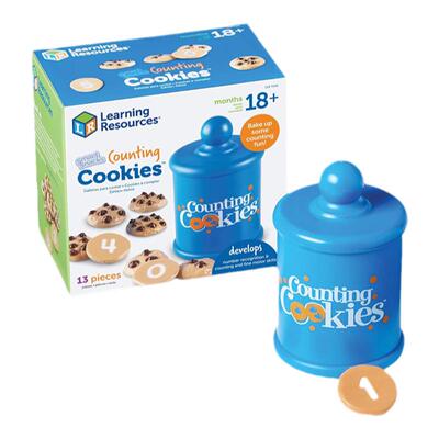 美国Learning Resources饼干计数器儿童益智玩具数字数学启蒙教具