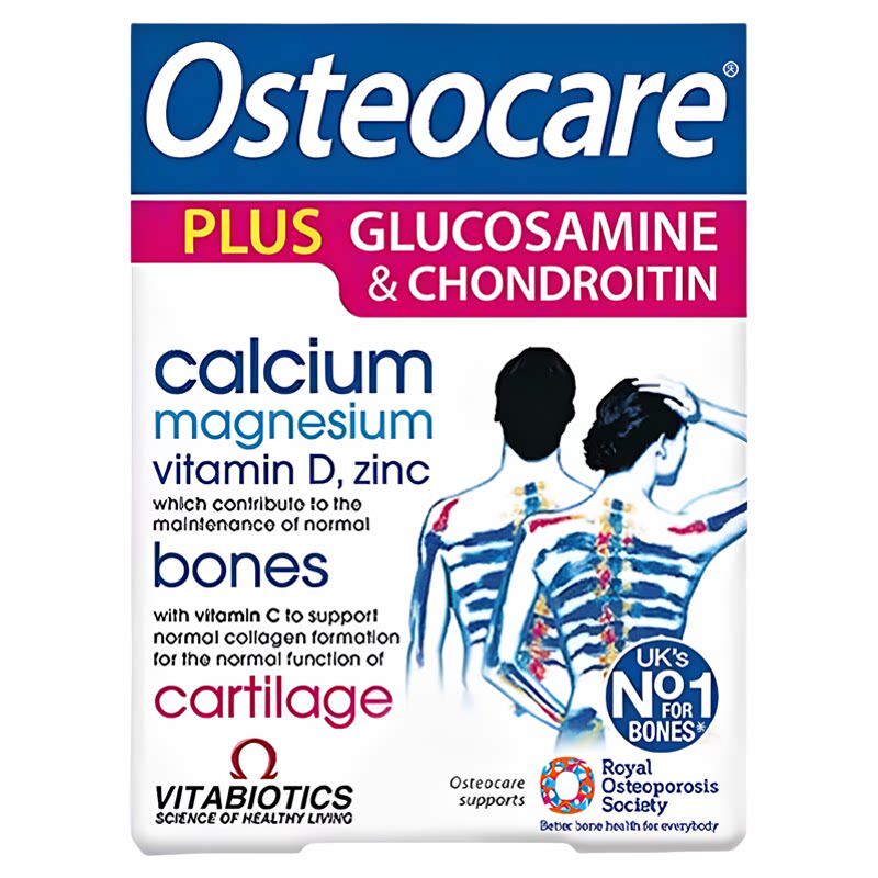 Vitabiotics氨糖钙镁锌60粒