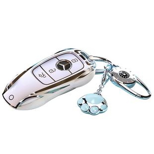 奔驰钥匙套C260L车E300L壳GLC扣A200L包C200高级感女GLB220男适用