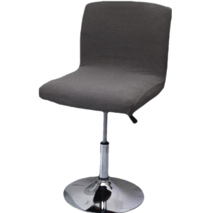 万能矮靠背椅子套罩一体办公会议旋转升降板凳座小儿童学习酒吧台