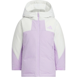 滔搏adidas阿迪达斯儿童中长款保暖羽绒服运动休闲夹克外套KC5415