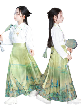 合唱服上春山千里江山图