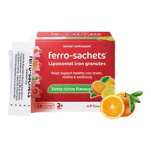 费罗补铁剂Ferro-Sachets费罗补铁粉 孕妇叶酸哺乳孕期产后补铁粉