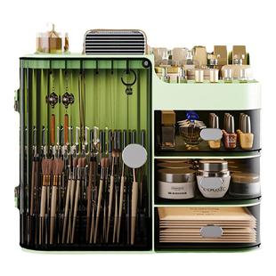 化妆品收纳盒大容量梳妆台护肤品收纳架抽屉式整理柜桌面防尘置物