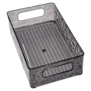 桌面收纳盒亚克力化妆品零食透明筐护肤品面膜宿舍整理杂物置物架