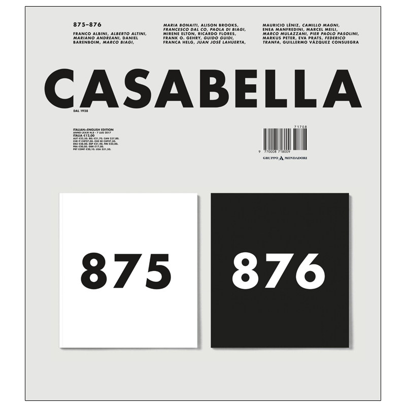 【订阅】CasaBella建筑设计杂志意大利英意双语原版年订10期 B001