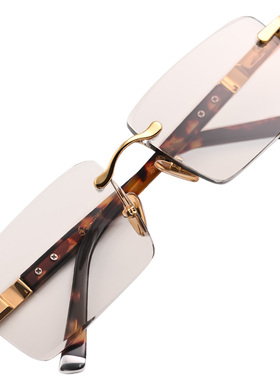 高端舒适水晶眼镜清凉切边商务款