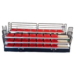 看台座椅伸缩体育场馆可移动篮球馆室内室外中空吹塑定制看台厂家