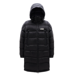 LINCCHIC金羽杰专柜秋冬宽松防护感轻暖长款羽绒服女Y23306228