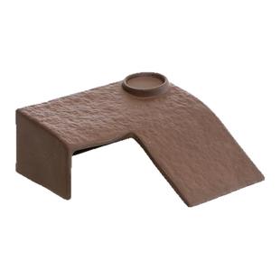 乌龟晒台台爬晒背乌龟缸陶瓷水族造景爬梯躲避休息乌龟专用爬台