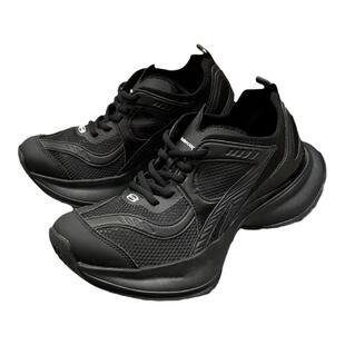 DARUICAT 2025新款巴黎复古透气轻便休闲厚底情侣老爹运动鞋跑鞋