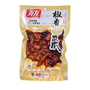 重庆特产有友椒香酸菜泡凤爪70g*10袋泡椒鸡爪鸡脚休闲零食小吃