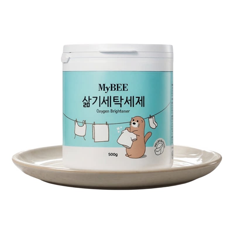 MyBEE 天然婴幼儿衣服亮白剂粉状500g除菌去味去污渍温和不刺激