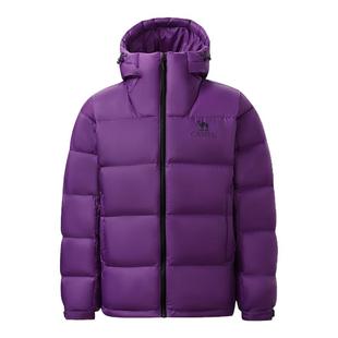 骆驼黑钻5户外泡芙羽绒服冬季新款男女款防泼水外套加厚面包服