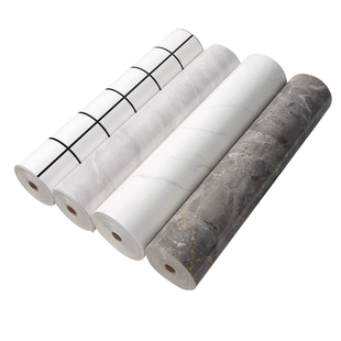 仿瓷砖自粘墙贴防水防潮电视背景墙面装饰板水泥墙专用大理石贴纸