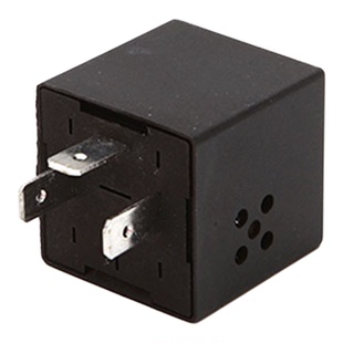 厂家直销新能源汽车蜂鸣三脚转向灯闪光继电器120W车用电子闪光器