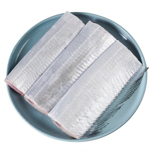 带鱼新鲜冷冻刀鱼段中段无冰特级大号东海小眼带鱼海鱼商用整箱10