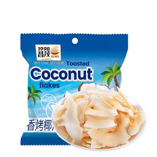【59元任选6件】海南特产香烤椰子片20g*3袋椰子肉块干休闲零食