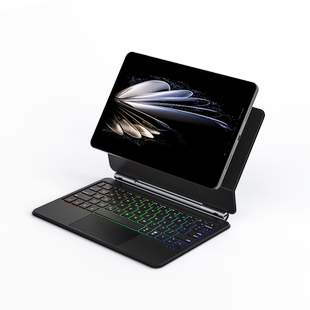 doqo适用小米pad8/7/6spro磁吸悬浮妙控键盘xiaomi平板电脑5专用7spro12.5带触控板一体11寸蓝牙鼠标保护套装