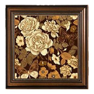 中古客厅挂画餐厅抽象装饰画复古壁画玄关卧室墙画肌理画现代美式