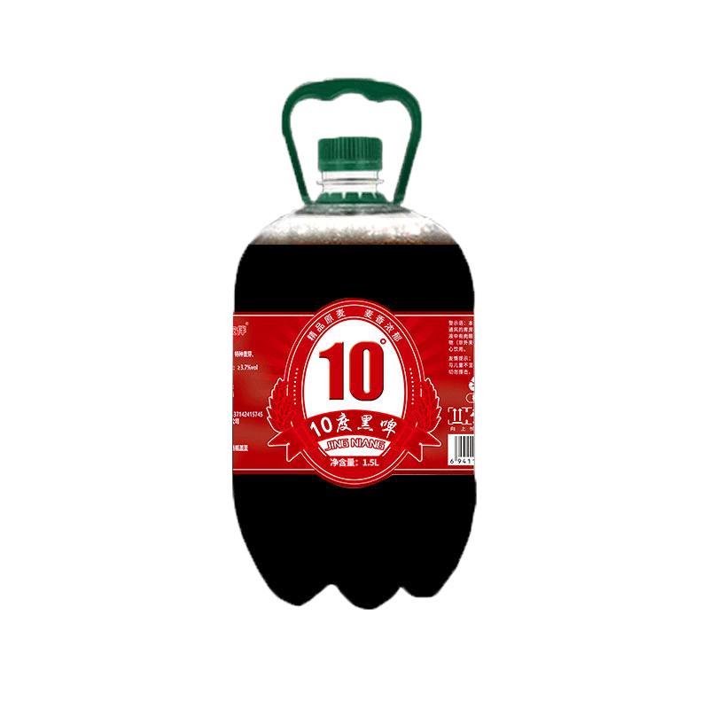 10度黑啤1.5L大桶装焦香咖啤酒