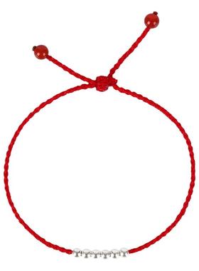 本命年特细红绳手链原创设计脚链