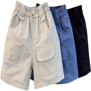 男童短裤2024夏季新款洋气宝宝五分裤儿童工装裤休闲中小童短裤潮