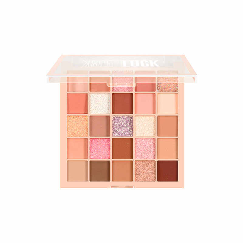 25色眼影盘大地色哑光珠光细闪亮片平价学生党新手化妆正品彩妆盘