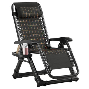 躺椅折叠午休2025新款折叠椅坐睡两用靠背椅午休午睡懒人沙滩椅子