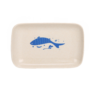 10个装肠粉盘子商用长方形密胺塑料菜盘火锅烧烤小吃盘碟子仿瓷