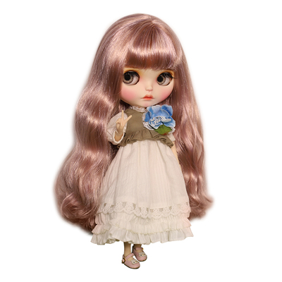 DBS Blythe小布娃娃紫金改妆成品19关节娃开全眼4对眼片sunny面壳