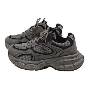 环球加绒老爹鞋女款2025新款秋冬季保暖二棉鞋厚底百搭休闲运动鞋