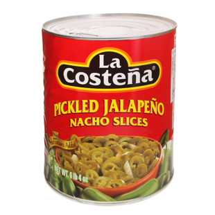 墨西哥乐口泰辣椒圆切片2.8kg哈雷派尼奥酸辣汉堡披萨腌辣椒圈