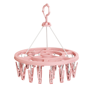 袜子晾衣架阳台防风多功能晒内衣内裤晾晒架子家用多夹子收纳神器