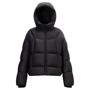 美特斯邦威女装羽绒服冬季短款加厚保暖连帽潮流宽松面包服外套潮