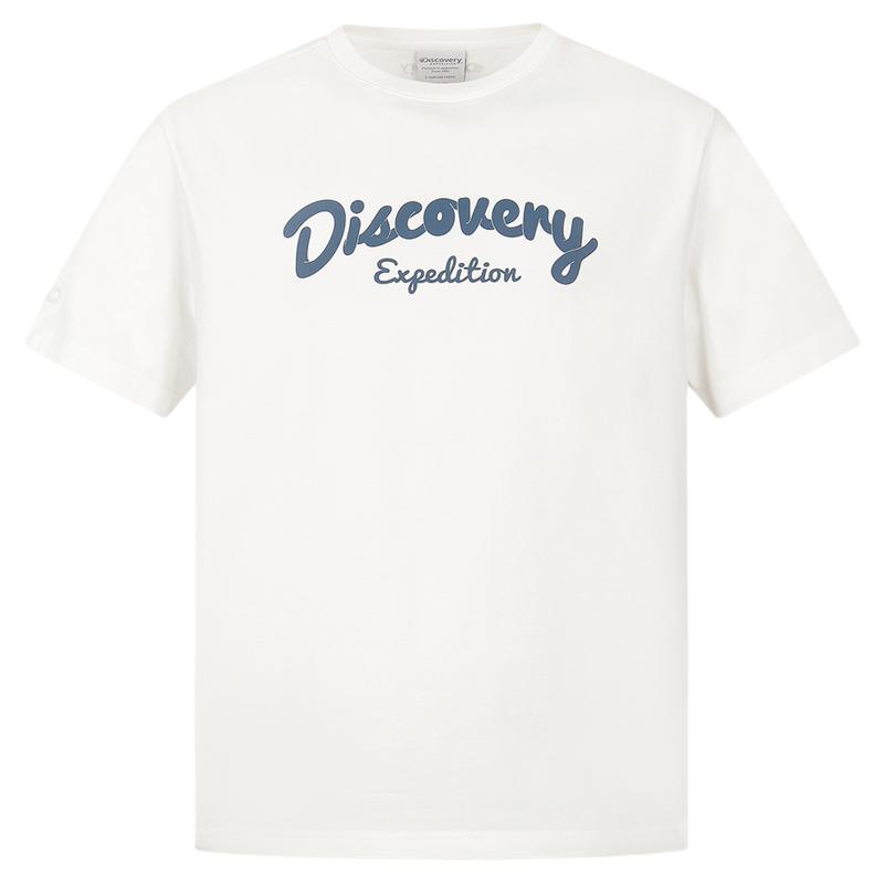 张凌赫同款Discovery探索户外防晒印花短袖T恤男女同款26夏RS8K
