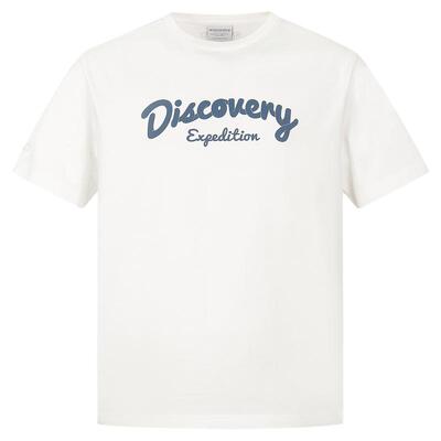 张凌赫同款Discovery探索户外防晒印花短袖T恤男女同款26夏RS8K