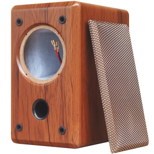 3寸音箱空箱体迷宫型三寸睿凡莞音曲泉圆形全频喇叭音响DIY木箱子