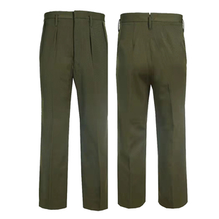 女款老式马裤呢裤子偏瘦男士可穿直筒裤西裤毛料加厚马裤呢秋冬裤