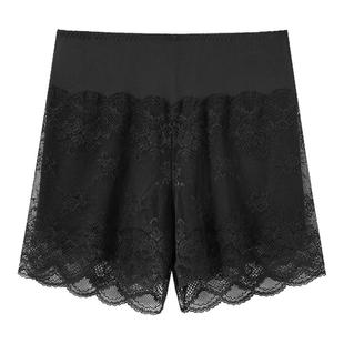 兰卓丽蕾丝衬裙女安全裤纯棉底裆中腰亲肤短裤防走光打底裤可单穿