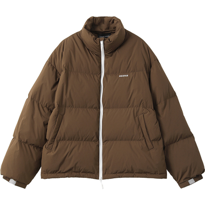 CV大码女装 冬季新品90白鸭绒三防立领羽绒服外套保暖面包服胖MM