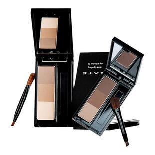 日本授权KATE眉粉三色立体鼻影3D修容阴影眼影盘眉笔持久防水凯朵