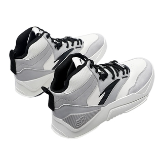 安踏男鞋板鞋2026新款厚底皮面运动休闲鞋潮官方正品男士高帮鞋子