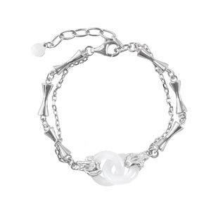 一环一扣思华年 新中式手链原创小众平安扣冷淡高级礼物