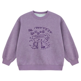 派町童装男童上衣2026春季新款大童韩版卡通卫衣儿童针织休闲长袖