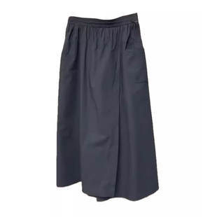 大码设计感黑色开叉休闲工装裙裤夏季薄款女胖mm显瘦阔腿半身裤裙