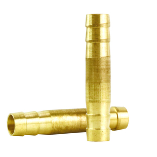 气管对接头全铜直通气焊气割皮管对接宝塔接头9mm 氧气乙炔管接头