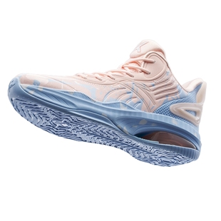 安踏LA篮球鞋男鞋粉色KT3team气垫球鞋汤普森团队新款水花运动鞋