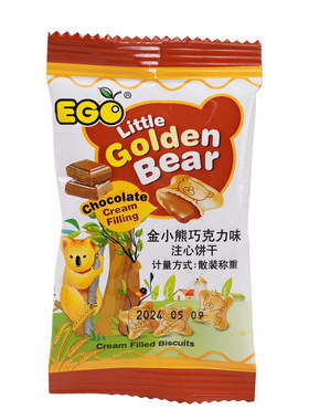 EGO马来西亚进口小熊夹心饼干